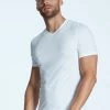 Zimmerli Pureness Kurzarm-Shirt, V-Neck