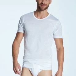 Zimmerli Royal Classic Kurzarm-Shirt 7 Zimmerli Royal Classic Kurzarm-Shirt -CALIDA shop Zimmerli Royal Classic Kurzarm Shirt weiss 2528125 01 2