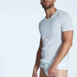 Zimmerli Royal Classic Kurzarm-Shirt 8 Zimmerli Royal Classic Kurzarm-Shirt -CALIDA shop Zimmerli Royal Classic Kurzarm Shirt weiss 2528125 01 3