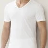 Zimmerli Sea Island Kurzarm-Shirt, V-Neck